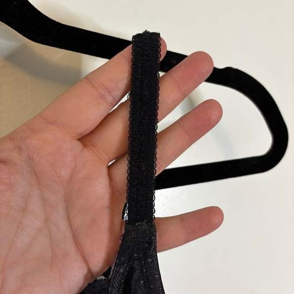 Pour Moi? Black and Gray Lace Trim Underwire Bra - Picture 15 of 16